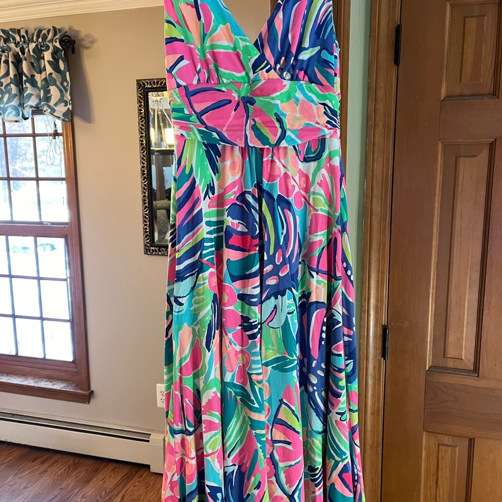 Lilly Pulitzer Parigi Colorful Abstract Dress